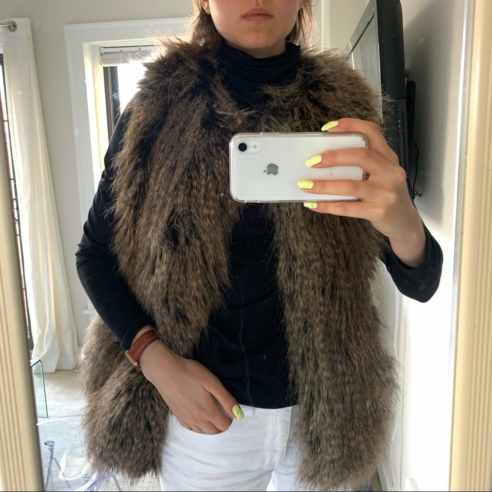 Trina Turk Faux Fur Vest
